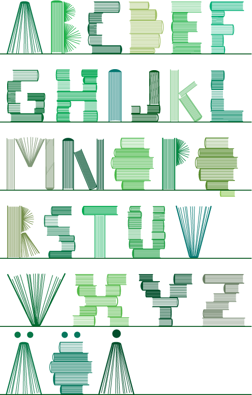 all letters in Book Club typeface